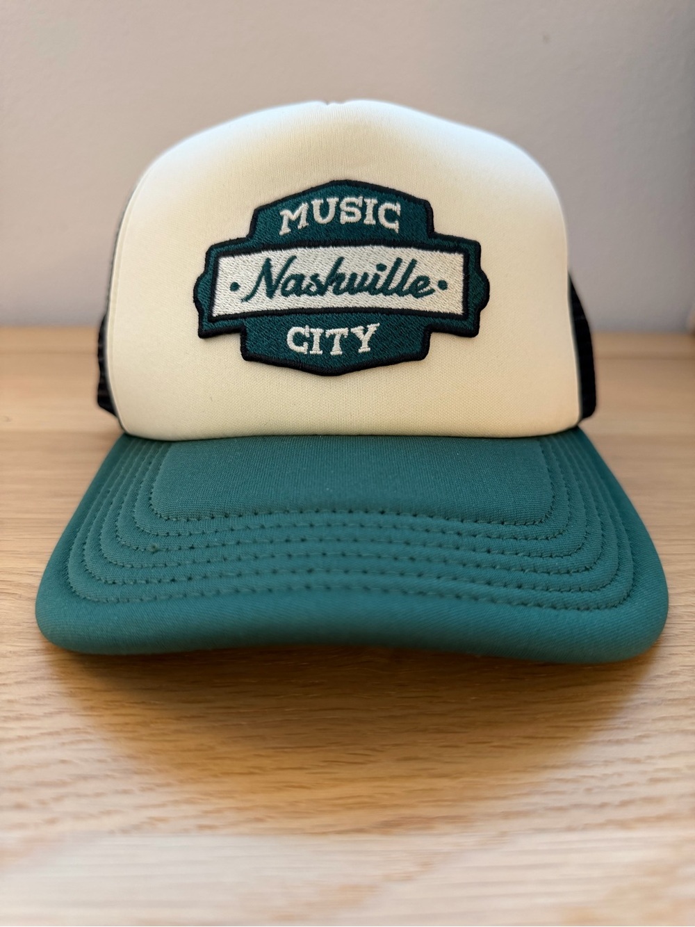 Legacy Nashville Foam Trucker Cap with Mesh Backing in Black and Green